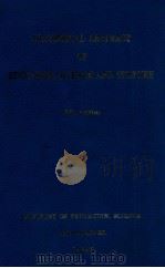 STATISTICAL ABSTRACT OF EDUCATION SCIENCE AND CULTURE   1981  PDF电子版封面     