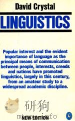 LINGUISTICS   1985  PDF电子版封面    DAVID CRYSTAL 