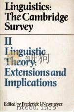 LINGUISTICS:THE CAMBRIDGE SURVEY   1989  PDF电子版封面    FREDERICK J.NEWMEYER 