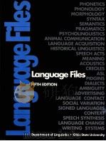 LANGUAGE FILES MATERIALS FOR AN INTRODUCTION TO LANGUAGE   1991  PDF电子版封面    MONICA CRABTREE  JOYCE POWERS 