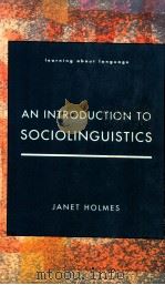 AN INTRODUCTION TO SOCIOLINGUISTICS（1992 PDF版）
