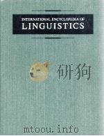 INTERNATIONAL ENCYCLOPEDIA OF LINGUISTICS VOLUME 3（1992 PDF版）