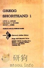 GREGG SHORTHAND 1   1965  PDF电子版封面    LOUIS A.LESLIE  CHARLES E.ZOUB 