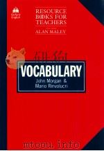 RESOURCE BOOKS FOR TEACHERS VOCABULARY   1992  PDF电子版封面    JOHN MORGAN  MARIO RINVOLUCRI 