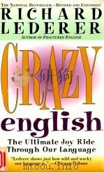 CRAZY ENGLISH   1990  PDF电子版封面    RICHARD LEDERER 