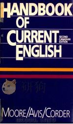 HANDBOOK OF CURRENT ENGLISH   1983  PDF电子版封面    JIM W.CORDER 