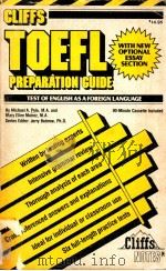 TEST OF ENGLISH AS A FOREIGN LANGUAGE PREPARATION GUIDE（1986 PDF版）