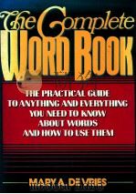 THE COMPLETE WORD BOOK（1991 PDF版）