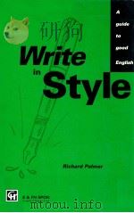 WRITE IN STYLE A GUIDE TO GOOD ENGLISH（1993 PDF版）