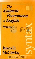 THE SYNTACTIC PHENOMENA OF ENGLISH VOLUME 2（1988 PDF版）