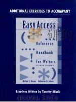 EASY ACCESS THE REFERENCE HANDBOOK FOR WRITERS   1999  PDF电子版封面    MICHAEL L.KEENE 