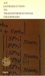 AN INTRODUCTION TO TRANSFORMATIONAL GRAMMARS（1964 PDF版）