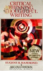 CRITICAL THINKING THOUGHTFUL WRITING（1989 PDF版）