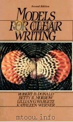 MODELS FOR CLEAR WRITING（1984 PDF版）