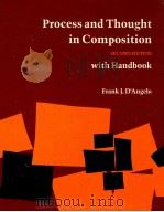 PROCESS AND THOUGHT IN COMPOSITION WITH HANDBOOK   1980  PDF电子版封面    FRAND J.D'ANGELO 