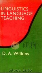 LINGUISITICS IN LANGUAGE TEACHING（1972 PDF版）