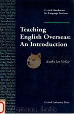 TEACHING ENGLISH OVERSEAS:AN INTRODUCTION   1992  PDF电子版封面    SANDRA LEE MCKAY 