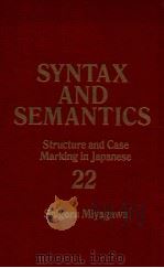 SYNTAX AND SEMANTICS VOLUME 22（1989 PDF版）