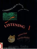 LISTENING 1   1991  PDF电子版封面    ADRIAN DOFF CAROLYN BECKET 