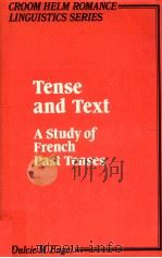 TENSE AND TEXT A STUDY OF FRENCH PAST TENSES（1990 PDF版）