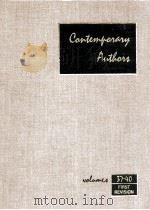 CONTEMPORARY AUTHORS VOLUME 37-40   1978  PDF电子版封面    ANN EVORY 