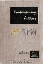 CONTEMPORARY AUTHORS VOLUME 9-12   1978  PDF电子版封面    CLARE D.KINSMAN MARY ANN TENNE 