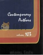 CONTEMPORARY AUTHORS VOLUME 103（1982 PDF版）