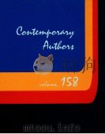 CONTEMPORARY AUTHORS VOLUME 158   1998  PDF电子版封面    SCOT PEZCOCK 