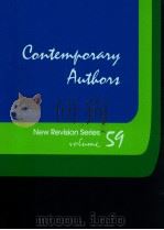 CONTEMPORARY AUTHORS NEW REVISION SERIES VOLUME 59   1998  PDF电子版封面    DANIEL JONES JOHN D.JORGENSON 