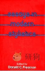 ESSAYS IN MODERN STYLISTICS（1981 PDF版）