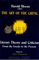 THE ART OF THE CRITIC VOLUME 6   1988  PDF电子版封面    HAROLD BLOOM 