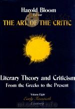 THE ART OF THE CRITIC VOLUME 8   1989  PDF电子版封面    HAROLD BLOOM 