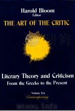 THE ART OF THE CRITIC VOLUME 10   1990  PDF电子版封面    HAROLD BLOOM 