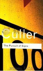 JONATHAN CULLER THE PURSUIT OF SIGNS（1981 PDF版）