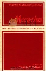MASTERPLOTS 2010 PLOT STORIES ESSAY REVIEWS FROM THE WORLD'S FINE LITERATURE VOLUME 10   1976  PDF电子版封面    FRANK N.MAGILL 