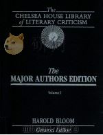THE CHELSEA HOUSE LIBRARY OF LITERARY CRITICISM THE MAJOR AUTHORS EDITION VOLUME 1   1985  PDF电子版封面    HAROLD BLOOM 