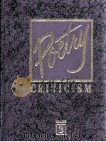 POETRY CRITICISM VOLUME 3（1991 PDF版）