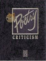 POETRY CRITICISM VOLUME 15（1997 PDF版）