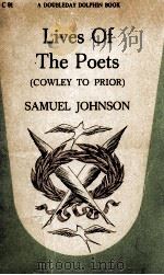 LIVE OF THE POETS     PDF电子版封面    SAMUEL HOHNSON 