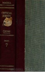 CRITICAL SURVEY OF SHORT FICTION  INDEX 7   1981  PDF电子版封面    FRANK N.MAGILL 