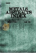 Metals Abstracts Index vlo.32 No.3 MAR 1999（1999 PDF版）