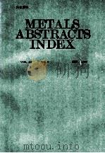 Metals Abstracts Index vlo.32 No.9 SEP 1999   1999  PDF电子版封面     