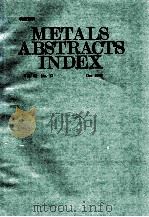 Metals Abstracts Index vlo.32 No.12 DEC 1999（1999 PDF版）