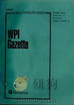 WORLD PATENTS INDEX WPI GAZETTE WEEK 9404   1994  PDF电子版封面     