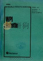 WORLD PATENTS INDEX WPI GAZETTE WEEK 9433   1994  PDF电子版封面     