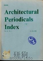 Architectural Periodicals Index VO1.22 NO.1 JAN-MAR 1994   1994  PDF电子版封面     