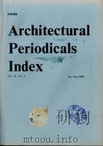 Architectural Periodicals Index VO1.22 NO.2 APR-JUNE 1994   1994  PDF电子版封面     