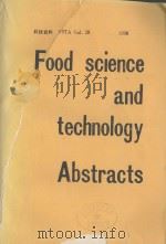 Food science and technology abstracts AUTHOR INDEX SUBJECT INDEX ANNUAL INDEX 1996 Volume 28   1996  PDF电子版封面     