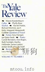 THE YALE REVIEW VOL.79 NUMBER 1   1990  PDF电子版封面    BRUCE HAINLEY 