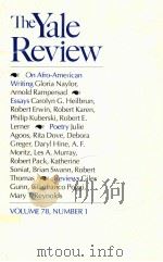 THE YALE REVIEW VOL.78 NUMBER 1（1988 PDF版）